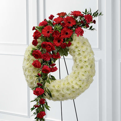 Graceful Tribute Wreath –  Parkside Flowers, Rockwell City IA