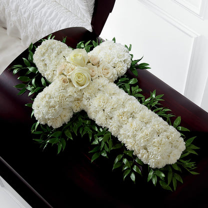 Peaceful Memories Casket Spray (Standard) –  Parkside Flowers, Rockwell City IA