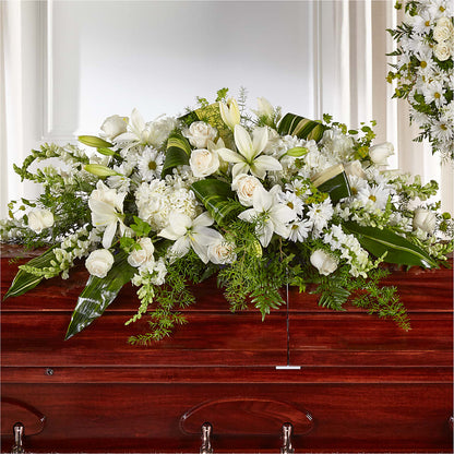 Abundance Casket Spray –  Parkside Flowers, Rockwell City IA