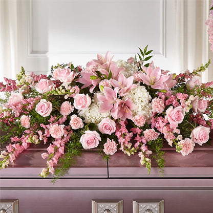 Life & Remembrance Casket Spray –  Parkside Flowers, Rockwell City IA