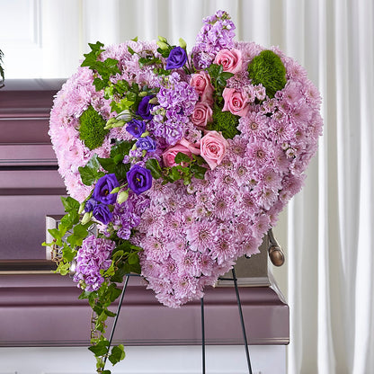 Treasured Love Standing Heart –  Parkside Flowers, Rockwell City IA