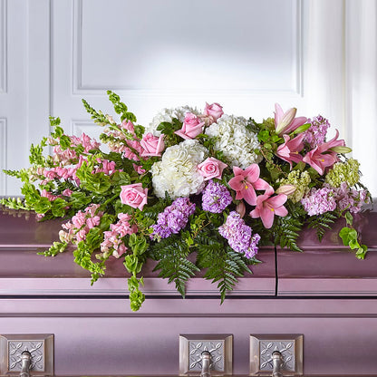 Life's Gratitude Casket Spray –  Parkside Flowers, Rockwell City IA