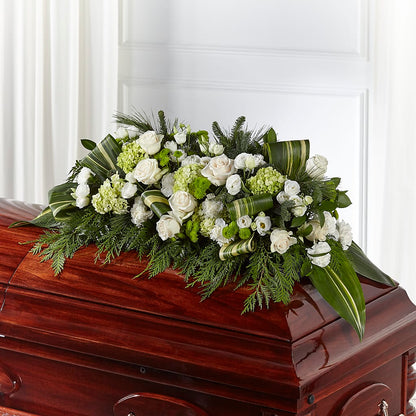 Hopeful Gesture Casket Spray –  Parkside Flowers, Rockwell City IA