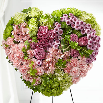 Heartwarming Standing Heart –  Parkside Flowers, Rockwell City IA