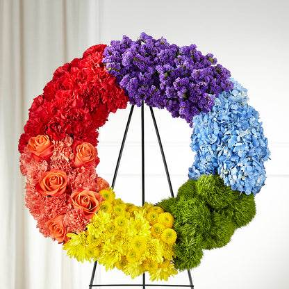 Circle of Love Wreath –  Parkside Flowers, Rockwell City IA