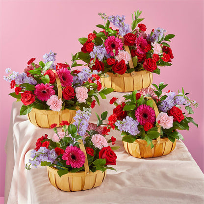Pink Picnic Basket –  Parkside Flowers, Rockwell City IA