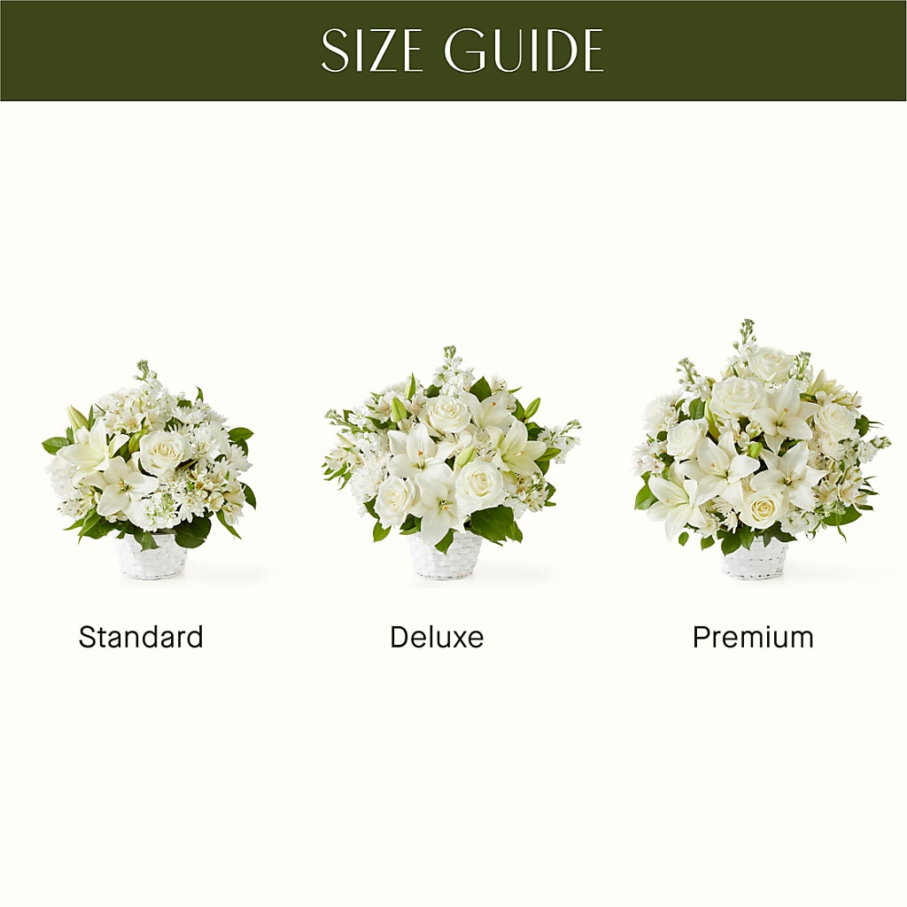 Peaceful Reflections Arrangement –  Parkside Flowers, Rockwell City IA