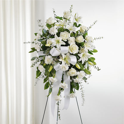 With Care Standing Spray –  Parkside Flowers, Rockwell City IA