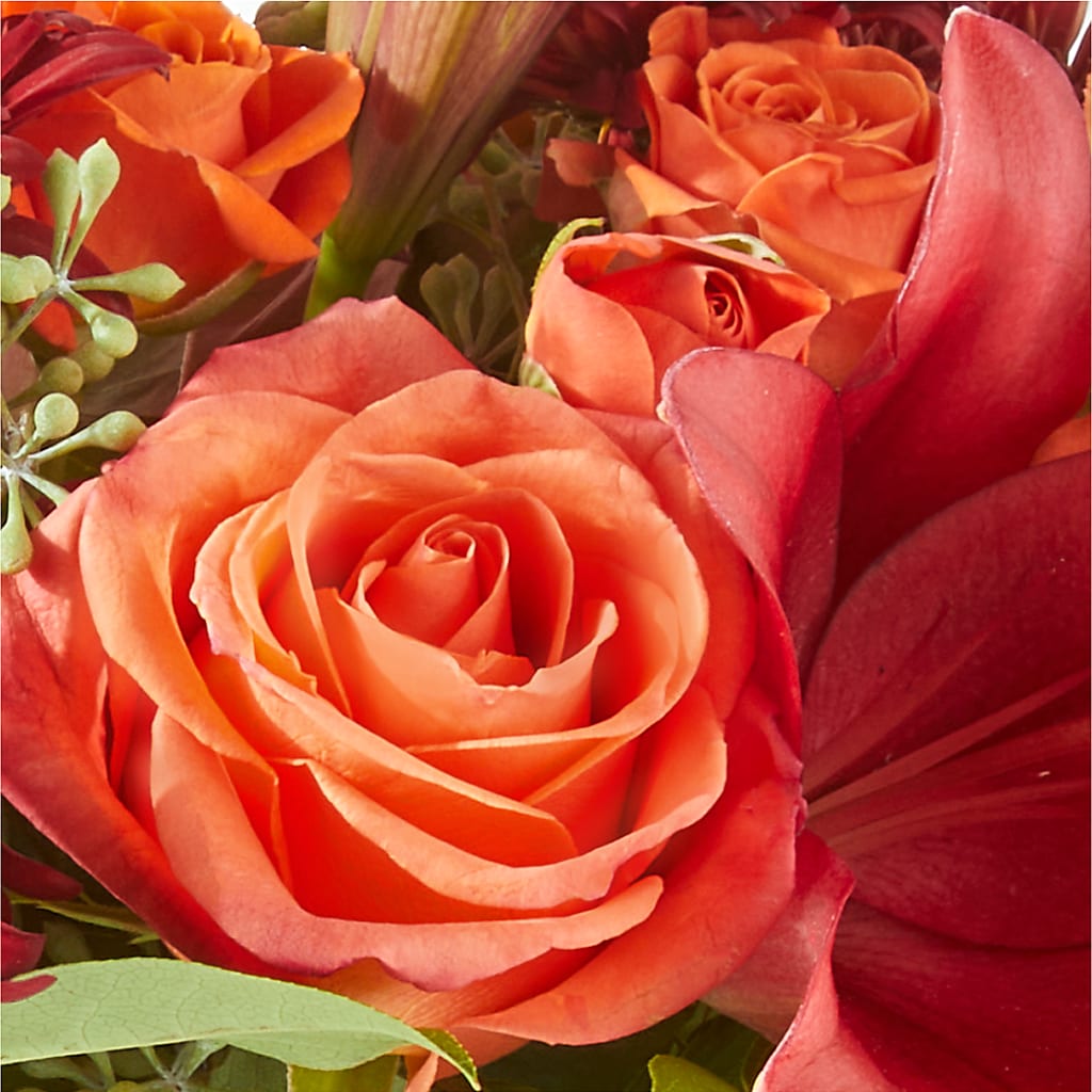 Crimson Leaves Bouquet –  Parkside Flowers, Rockwell City IA