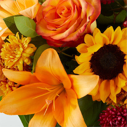 Grateful Centerpiece –  Parkside Flowers, Rockwell City IA