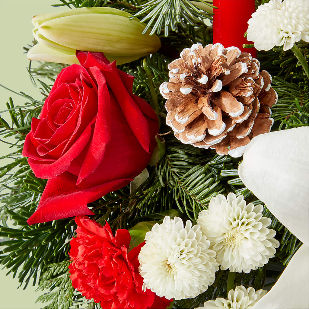 Seasonal Festivities Centerpiece –  Parkside Flowers, Rockwell City IA