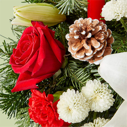 Seasonal Festivities Centerpiece –  Parkside Flowers, Rockwell City IA