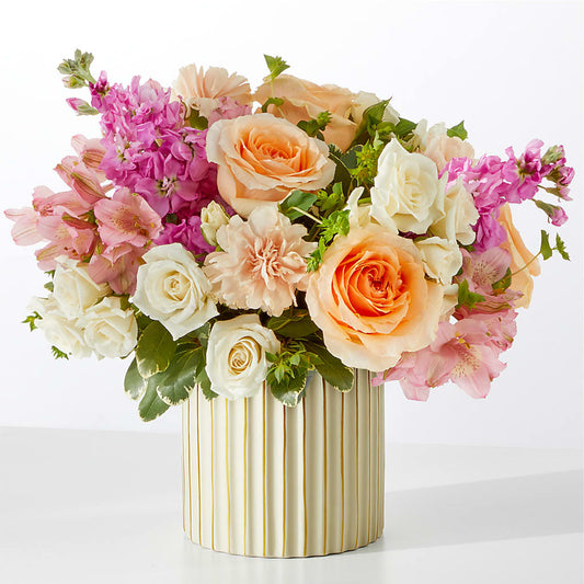 Paradise Bouquet with Ivory Vase –  Parkside Flowers, Rockwell City IA
