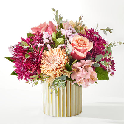 Berry Cobbler Bouquet with Ivory Vase –  Parkside Flowers, Rockwell City IA