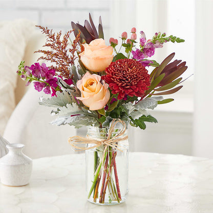 Moody Hues Bouquet –  Parkside Flowers, Rockwell City IA