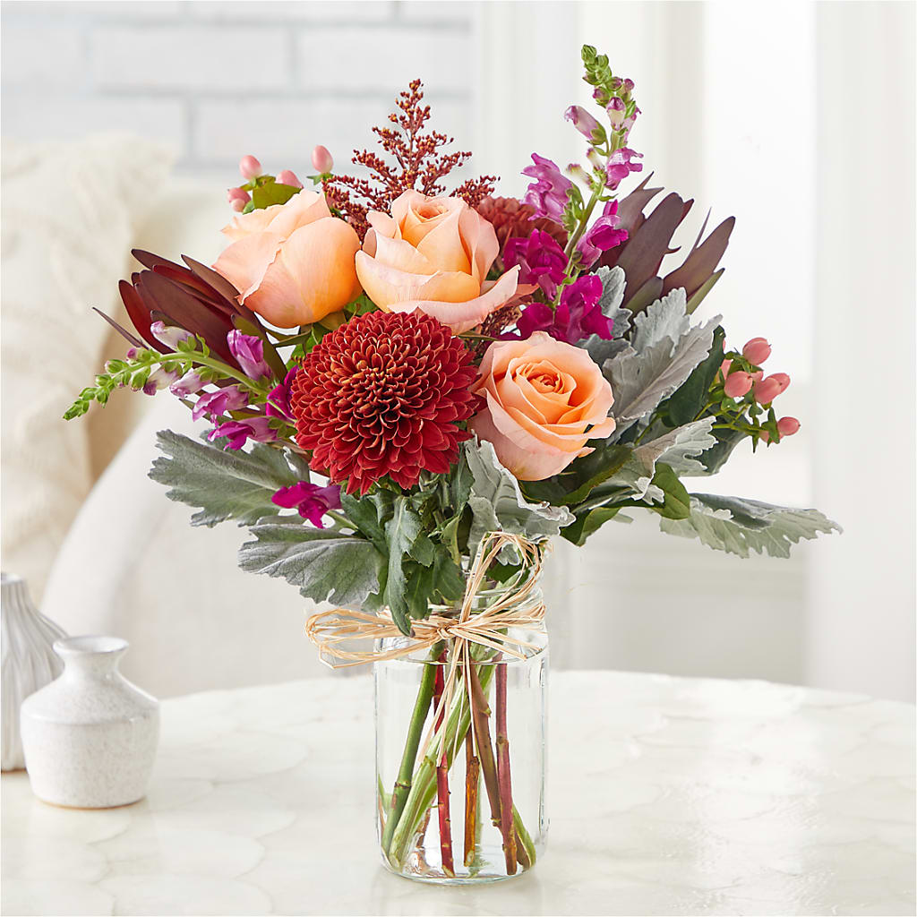 Moody Hues Bouquet –  Parkside Flowers, Rockwell City IA