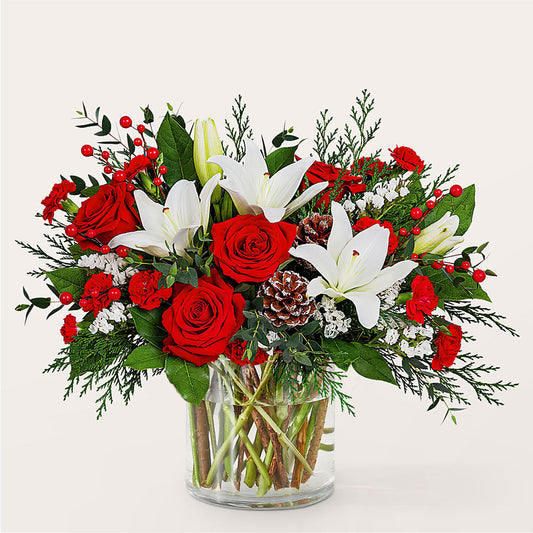 Best in Snow Bouquet –  Parkside Flowers, Rockwell City IA