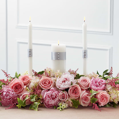 Worldwide Romance Unity Candle Arrangement –  Parkside Flowers, Rockwell City IA