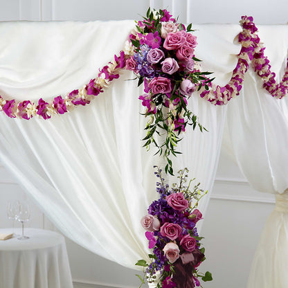 Color & Light Chuppah Decor –  Parkside Flowers, Rockwell City IA