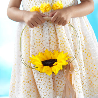 Sweet Sunshine Flower Girl Bouquet –  Parkside Flowers, Rockwell City IA